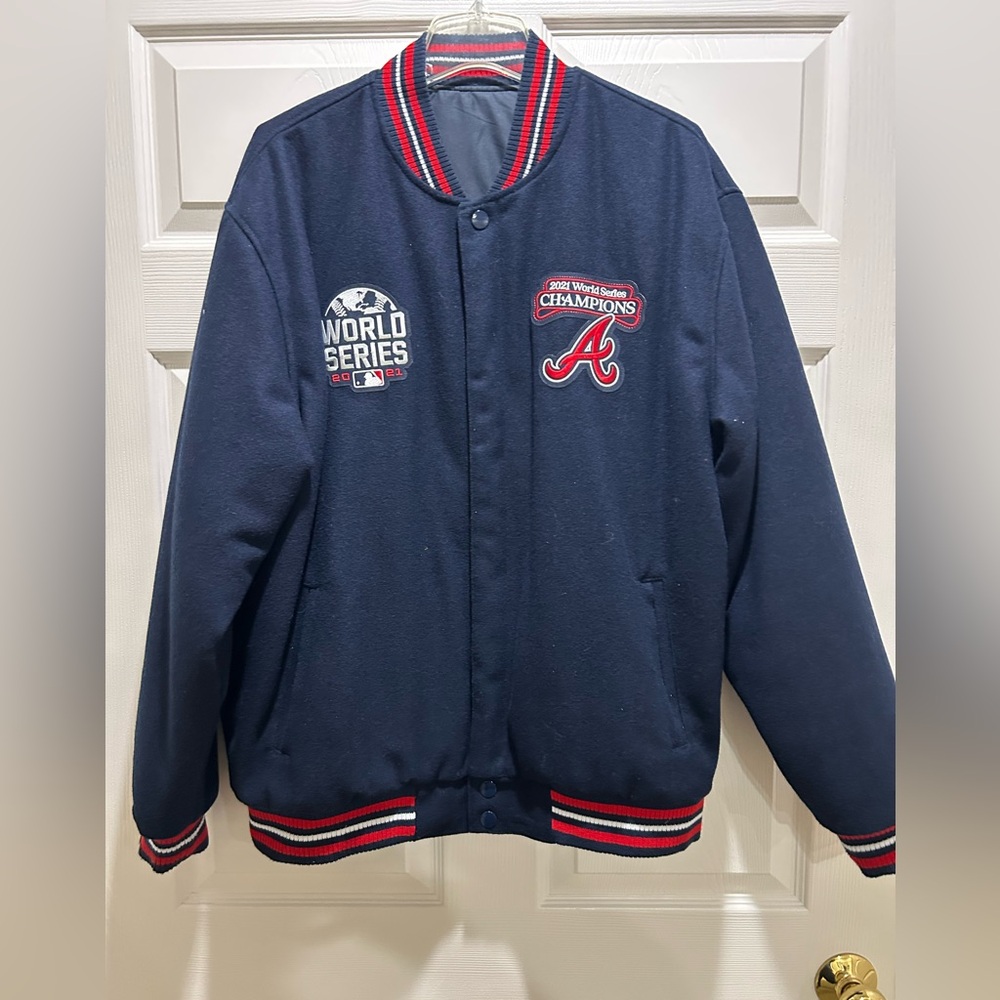 World Series Champions Navy Jacket Size large